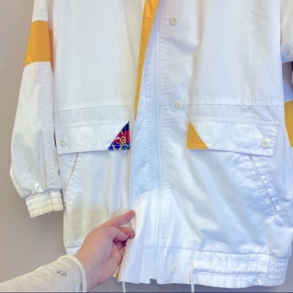VTG Gorgeous Sm Med RARE jacket Windbreaker Coat nautical 80s 90s retro vintage - Picture 7 of 13